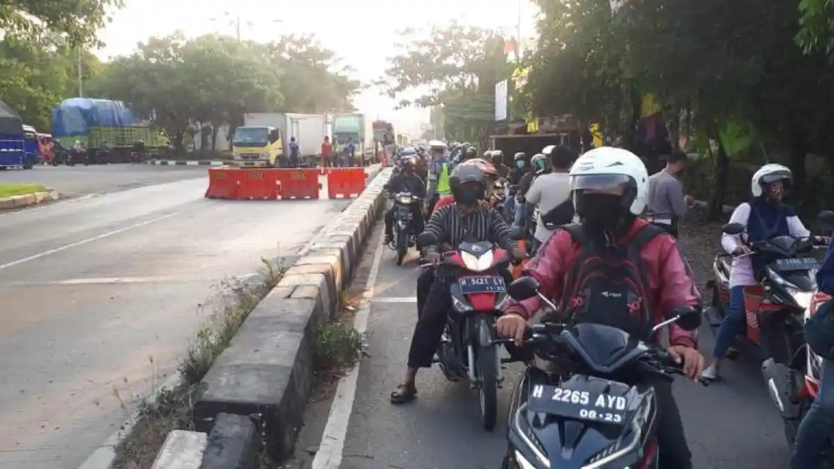 4 Titik Penyekatan di Pintu Masuk Perbatasan Kota Semarang