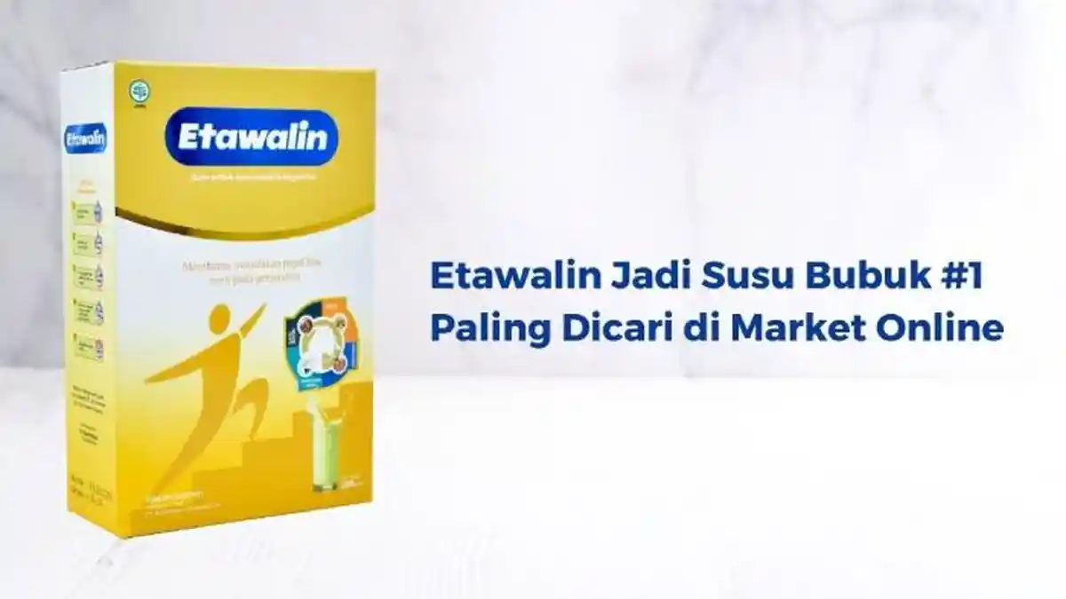 Etawalin Jadi Susu Bubuk No. 1 Paling Dicari di Market Online