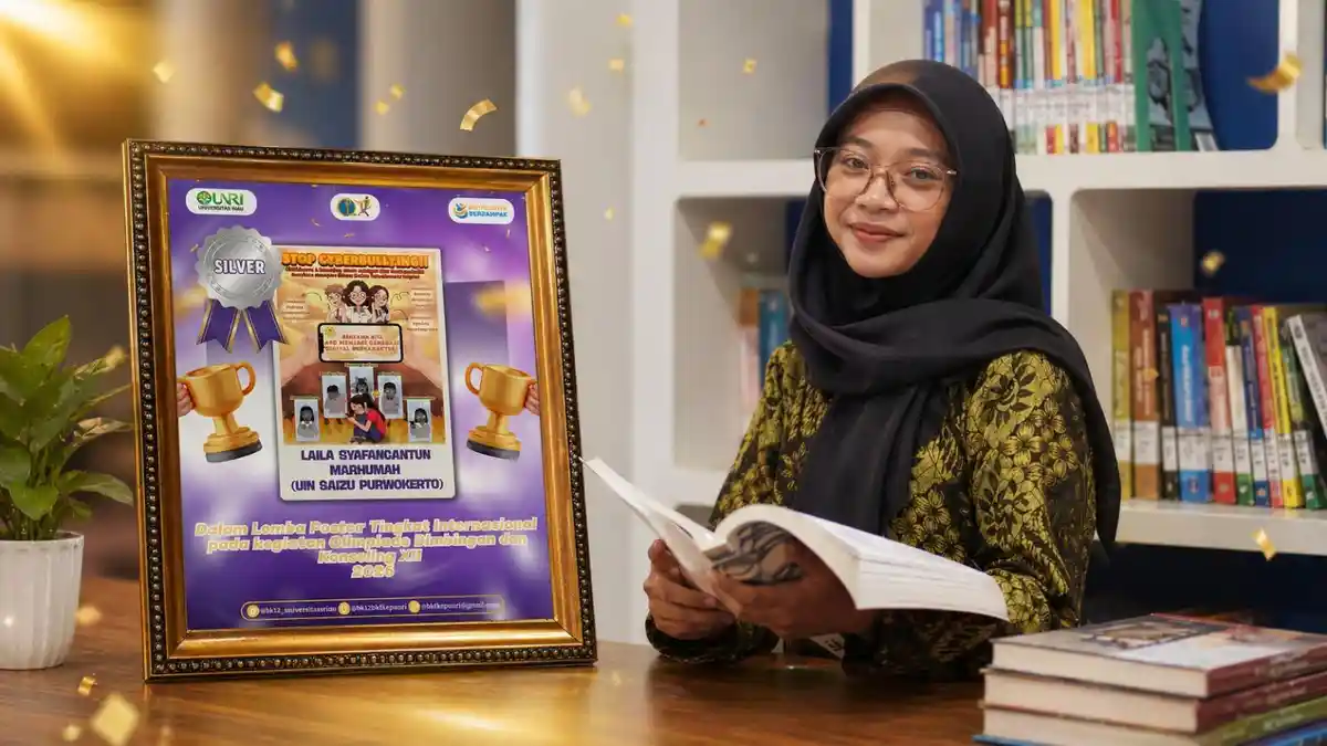 Mahasiswa UIN Saizu Raih Silver Medal OBK Internasional 2026 Lewat Poster Stop Cyberbullying
