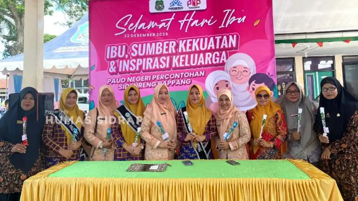 Peringati Hari Ibu, PAUD Percontohan Sidrap Teguhkan Peran Ibu sebagai ...