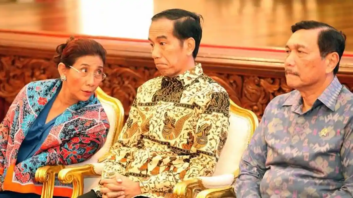 Presiden Jokowi Sebut Susi Pudjiastuti Menteri Galak