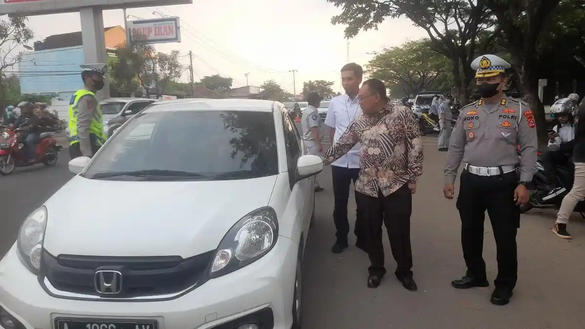 Puluhan Kendaraan di Kota Serang Terjaring Operasi Patuh Pajak