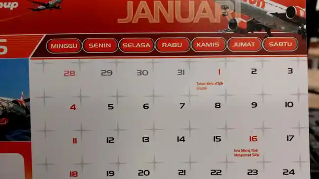 Tanggal 16 Januari 2026 Apakah Libur? Ini Daftar Hari Libur Nasional Menurut SKB 3 Menteri