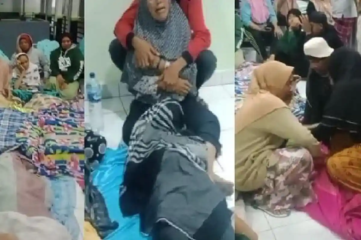 Video Viral Tangisan Histeris Keluarga Korban Kapal Tenggelam Buteng di Puskesmas Mawasangka Timur