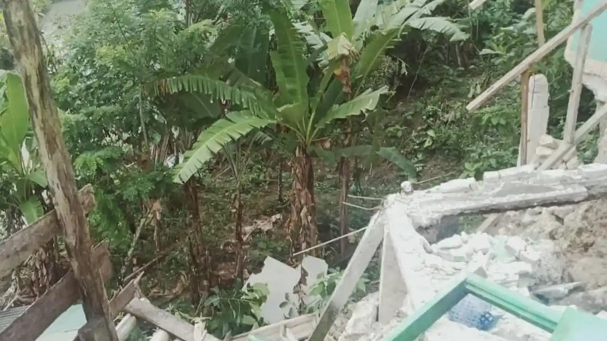 Pergerakan Tanah Kembali Terjadi di Lebak Banten, Dampak Longsor di Pinggir Sungai Ciujung