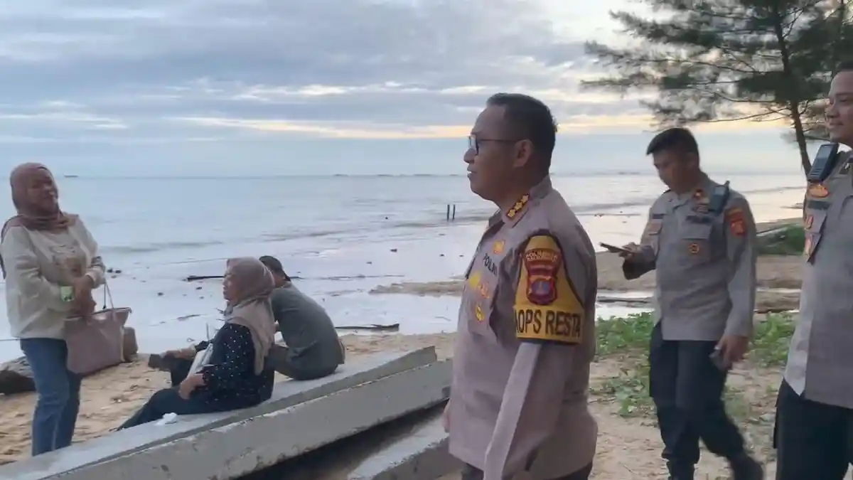 Libur Tahun Baru 2025 di Balikpapan, Kapolresta Pantau Kawasan Pantai
