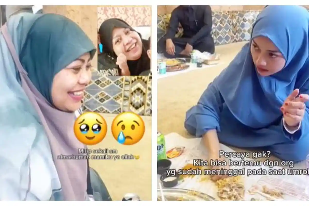 Viral Kisah Wanita Bak Bertemu Mendiang Ibu saat Umroh, Makan Bareng Orang yang Wajahnya Mirip