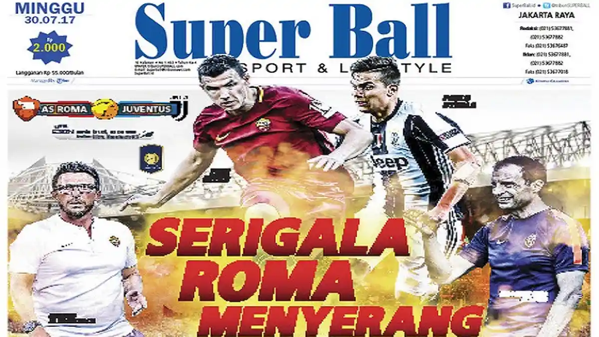 AS Roma Siap Serang Juventus