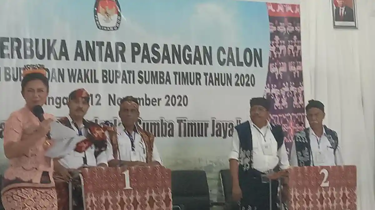 Dua Palson di Kabupaten Sumba Timur Ikut Debat Antar Paslon