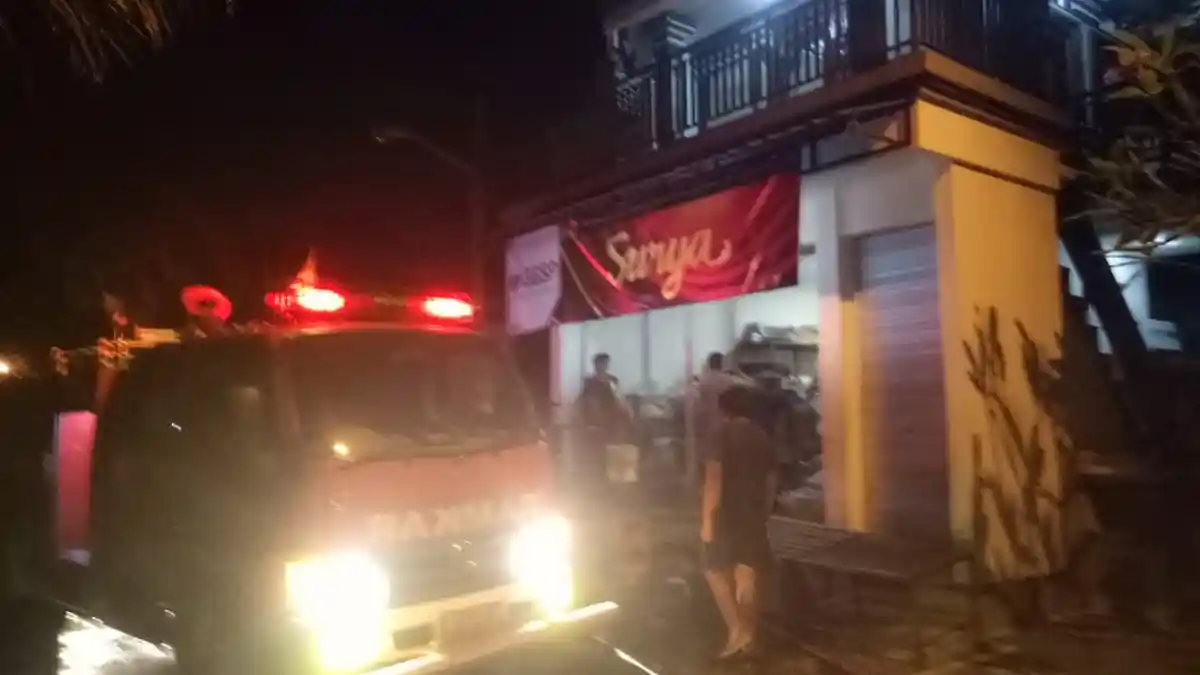 Warung Sembako di Jalan Pantai Purnama Gianyar Terbakar, Kerugian Diperkirakan Rp 10 Juta
