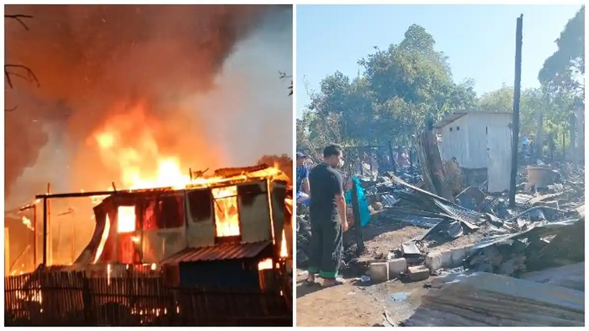 Kronologi Kebakaran 7 Rumah di Lingkungan Kassi Maros, Kobaran Api Baru Padam Setelah 3 Jam