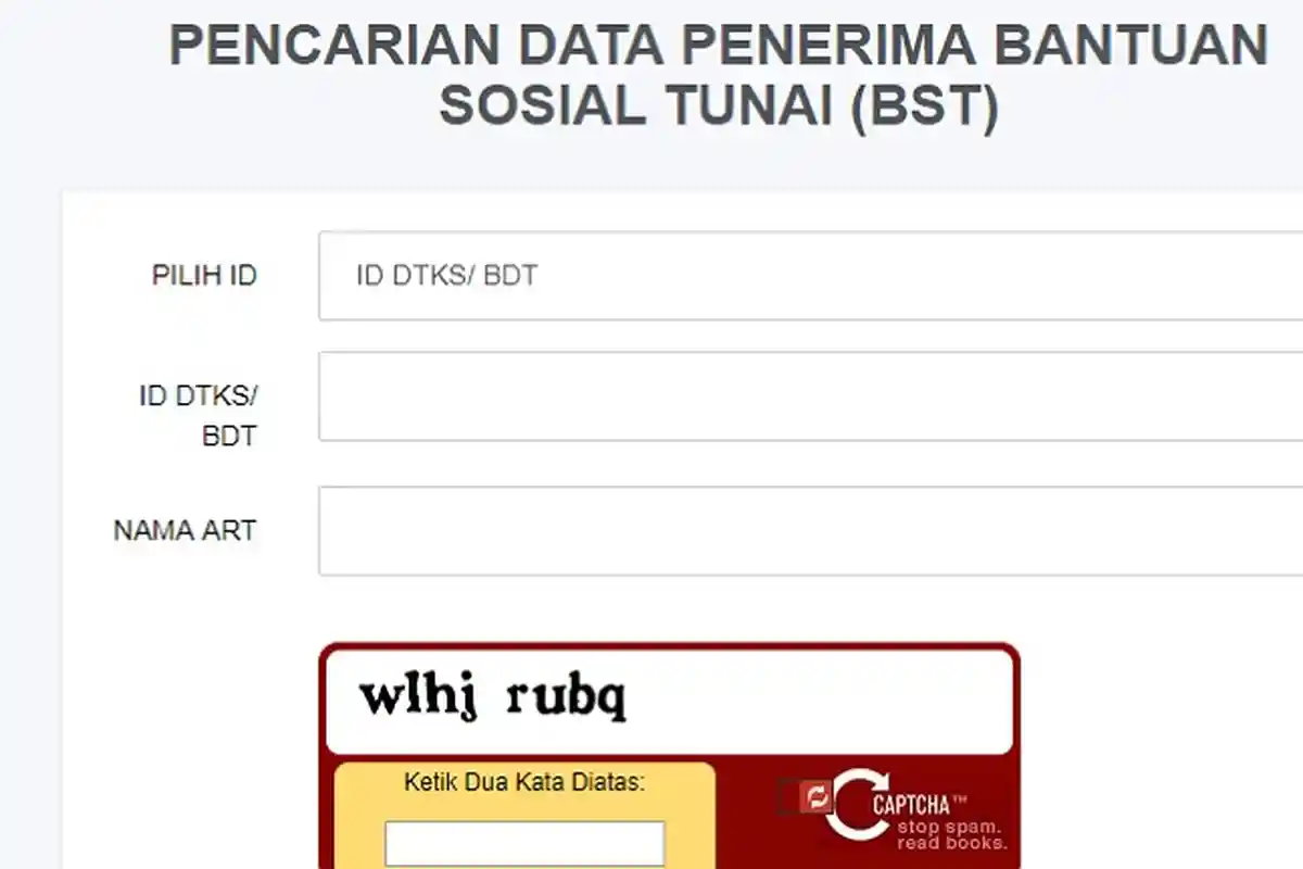 KLIK cekbansos.siks.kemsos.go.id, Cek Nama Perima BST / Bansos PKH Oktober 2020