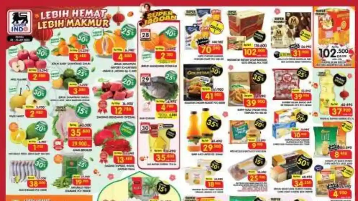Catat! Promo Superindo 28 Januari 2024, Ini Katalognya, Daging Sapi Rp 12 Ribu, Apel Cuma Rp 2 Ribu