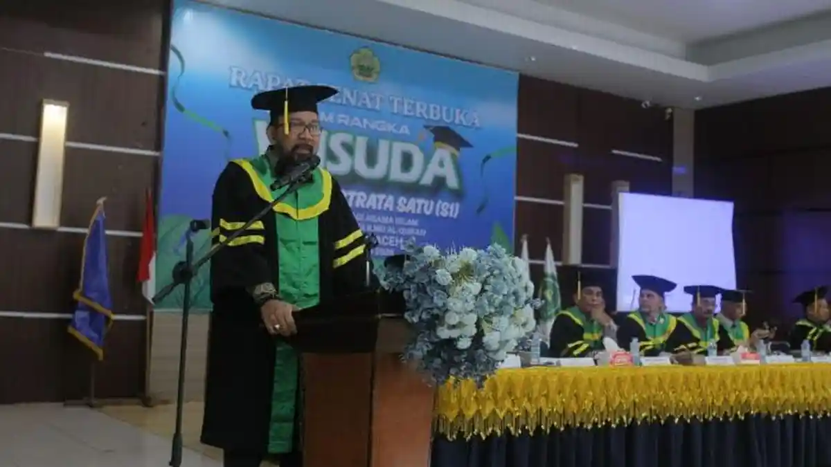 Wisuda STAI PTIQ di Aceh Jaya, Prof Syamsul: Integritas dan Moral Fondasi SDM Unggul