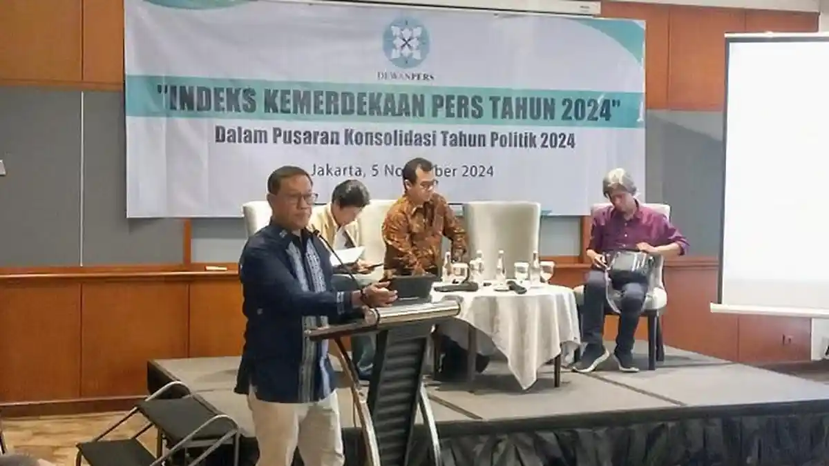 Indeks Kebebasan Pers Tahun 2024 Turun, Dewan Pers Ungkap Sebab dan Beri Delapan Rekomendasi