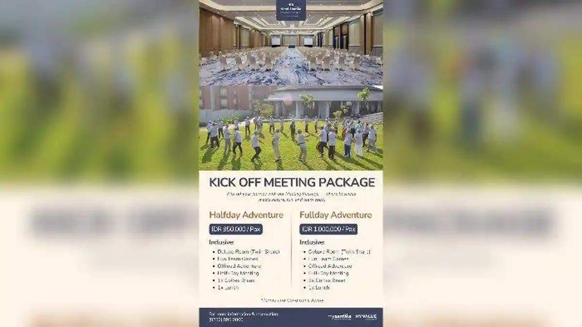 Hotel Santika Premiere Linggarjati – Kuningan Hadirkan 'Kick Off Meeting Package'