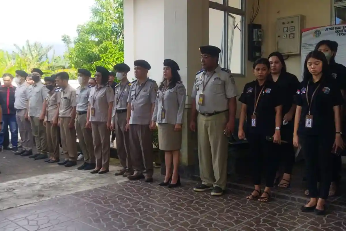 Jenazah Hanny Tulandi Disemayamkan di Kantor BPN Amurang Minsel Sulawesi Utara