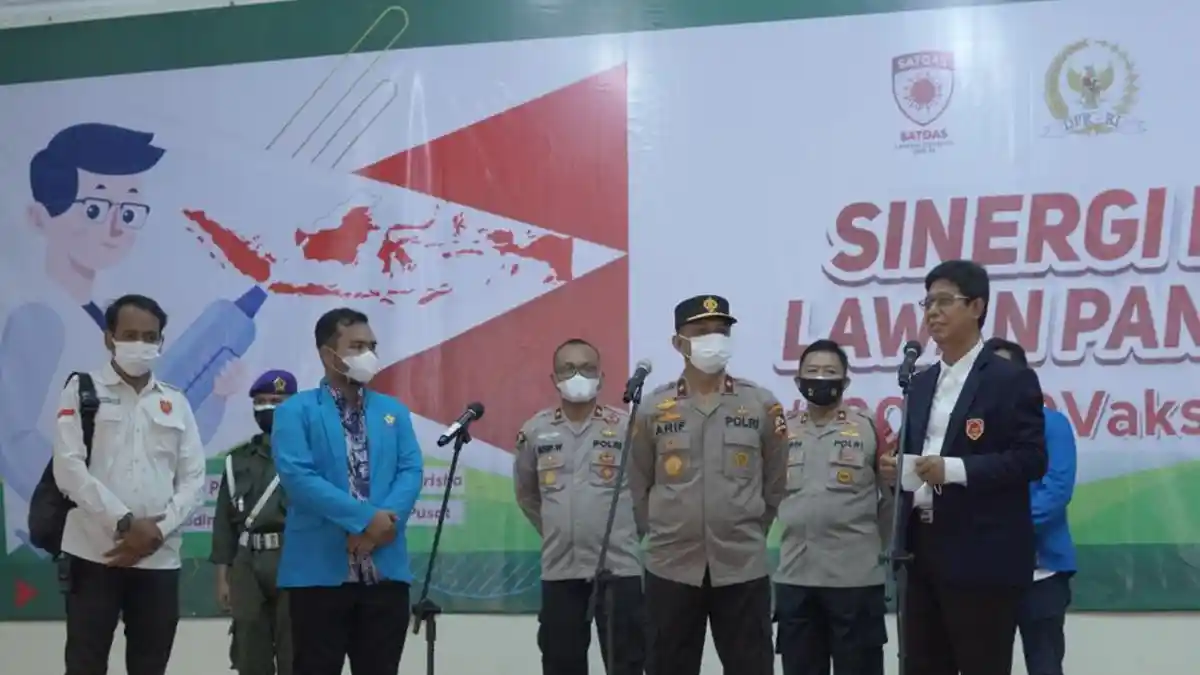 BEM Nusantara Bersinergi dengan DPR dan Polri Lakukan Vaksinasi Massal