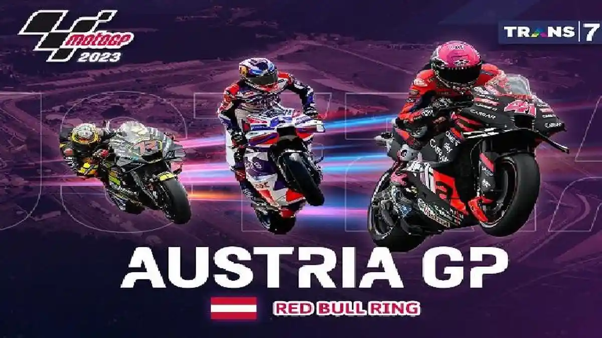 Live Streaming Trans7 MotoGP Austria 2023, Cek Link TV Online Siaran ...
