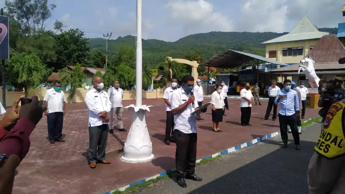 Puluhan Kepala Organisasi Perangkat Daerah Datangi Polres Alor, Ini Dugaan Pemicunya  