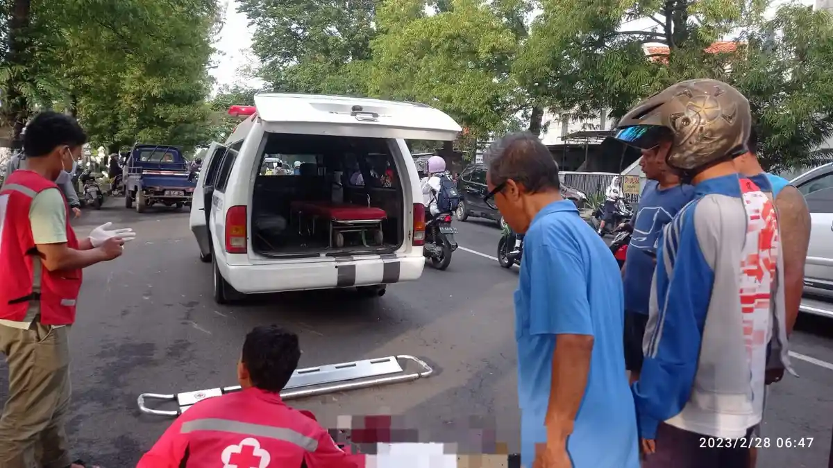 Seorang Kakek Tewas Dalam Kecelakaan di Sragen, Saat Perjalanan Mengantar Cucu ke Sekolah