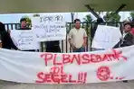 Warga Segel PLBN Sebatik Nunukan, Tagih Pemerintah Fungsikan Bangunan Rp200 Miliar yang Mangkrak