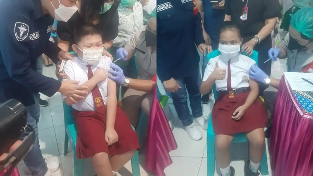Capaian Vaksinasi Anak Usia 6-11 Tahun di Tomohon Tertinggi se Sulut
