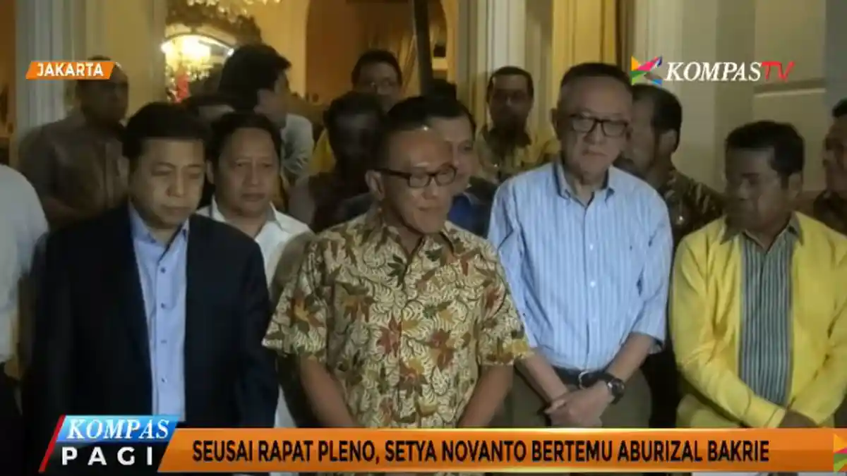 Setnov Tersangka, Aburizal: Jangan Ada Lagi Pihak Minta Munaslub Golkar