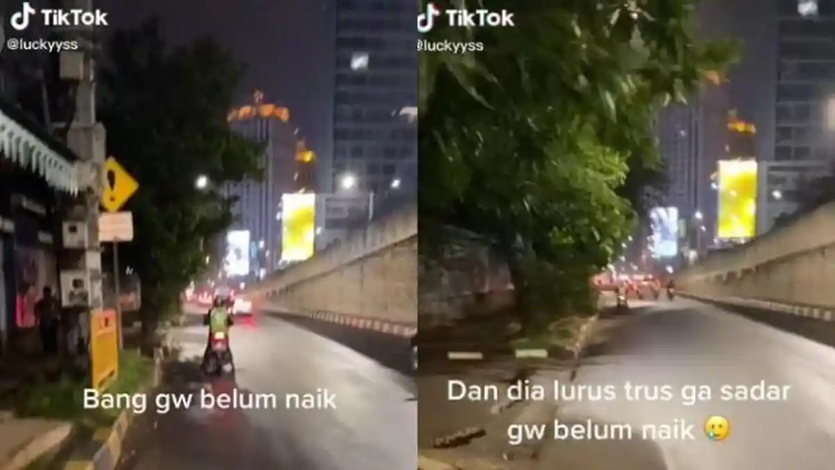 Driver Ojol Tinggalkan Penumpang Begitu Saja, Lupa Gara-gara Berhenti Isi Bensin