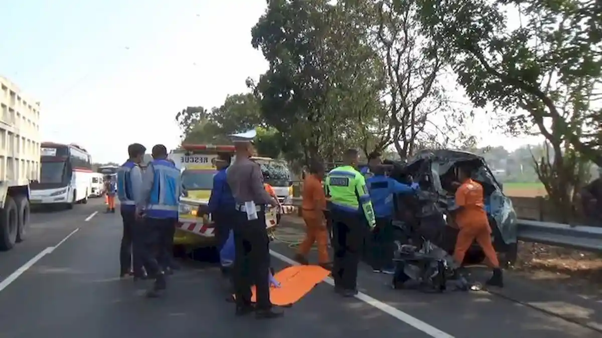 Kecelakaan Maut di Tol Cipularang, Sopir Bak Terbuka Meninggal Terjepit Setelah Tabrak Tronton