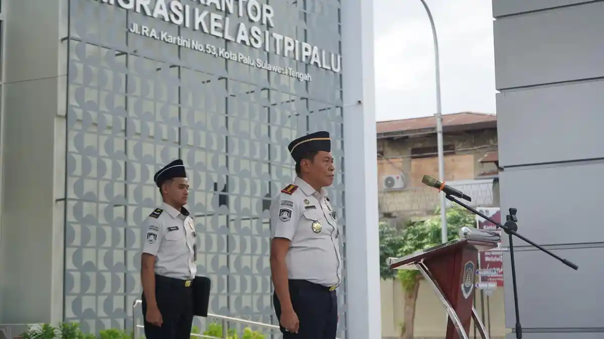 Imigrasi Palu Gelar Upacara Harkitnas 2026, Tekankan Pentingnya Kedaulatan Digital