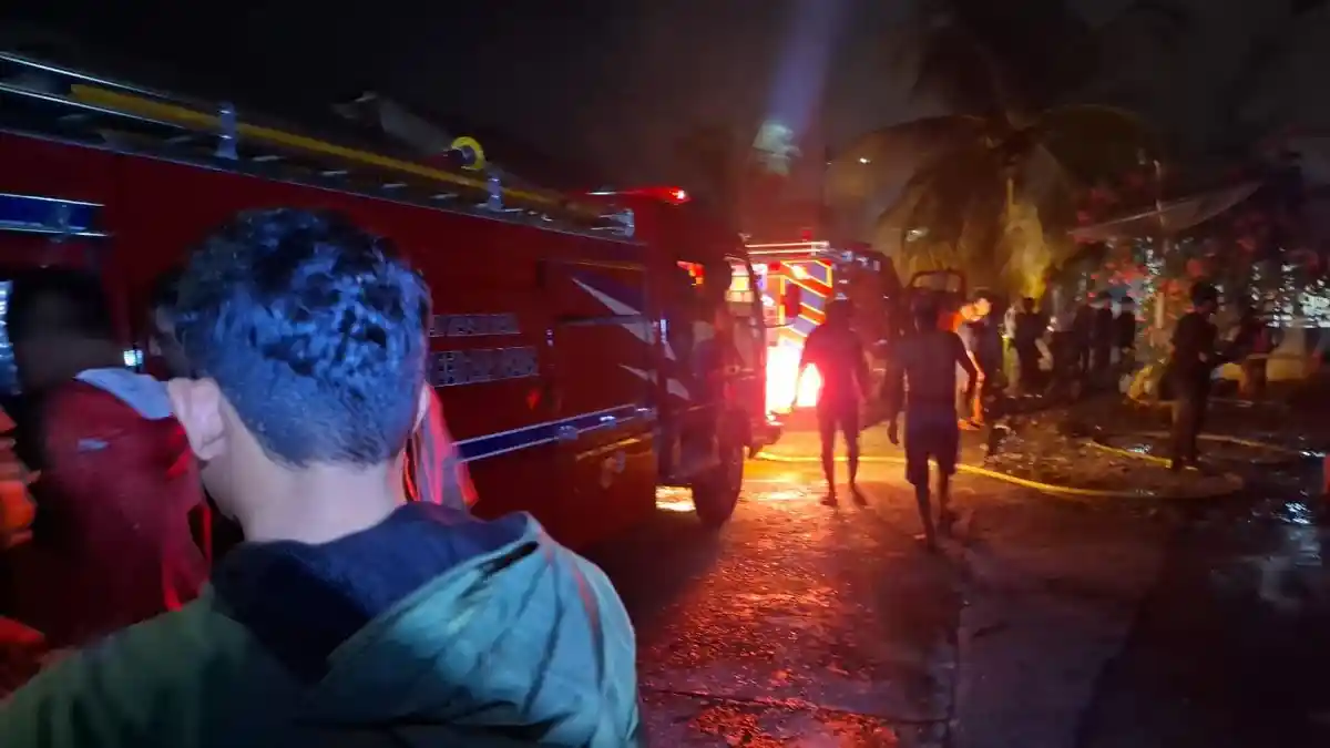 Rumah Wanita Lansia di Nagan Raya Terbakar