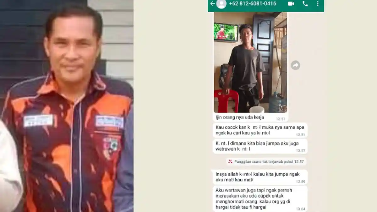 Ancam Bunuh Jurnalis, Ketua Ranting Pemuda Pancasila Resmi Dilaporkan ke Polrestabes Medan