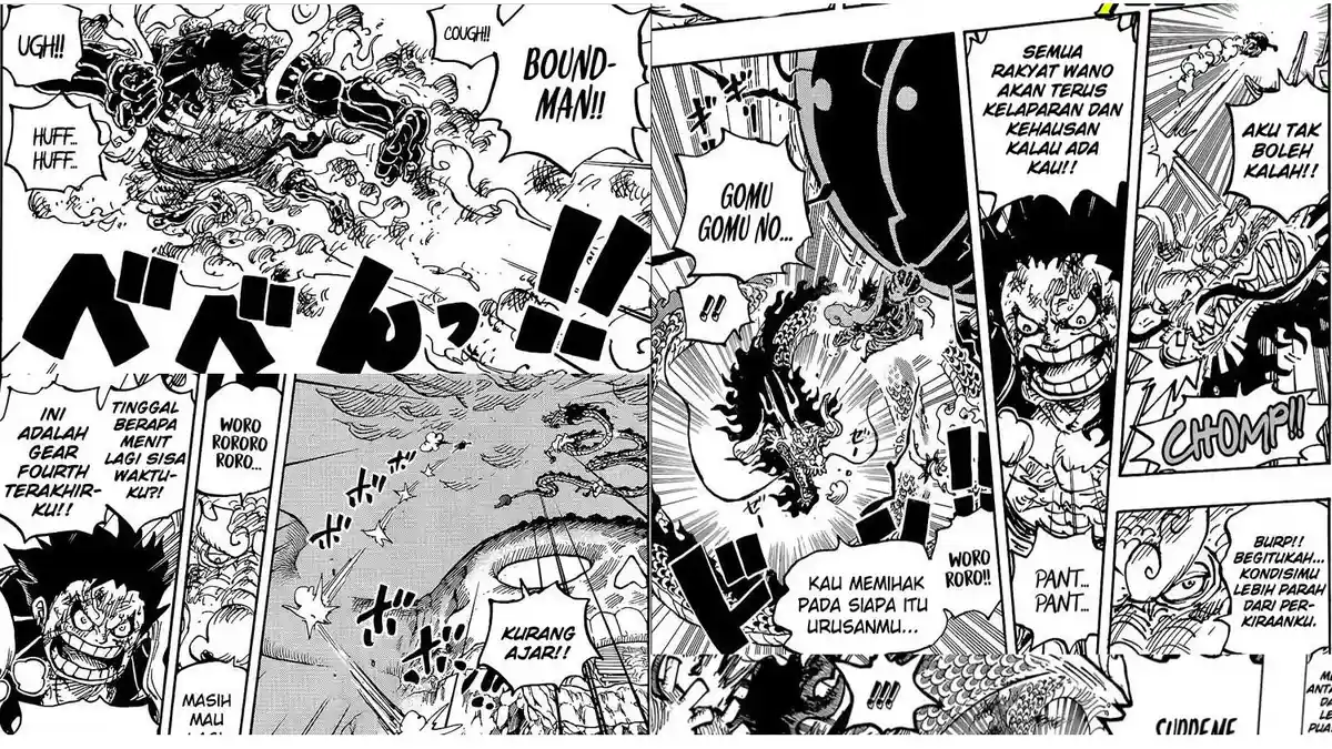 Bocoran & Link Baca Manga One Piece Chapter 1043: Hasil Tak Terduga dari Pertarungan Luffy vs Kaido