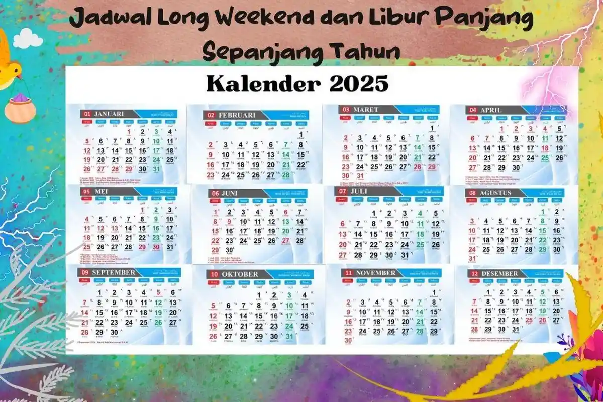 Kalender 2025: Daftar Hari Libur Nasional dan Cuti Bersama April dan ...