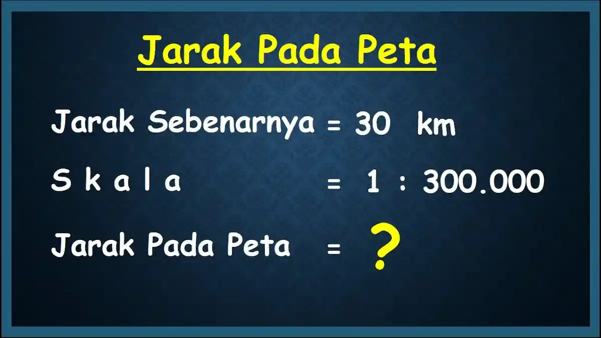 Materi Belajar Matematika SMP: Cara Mudah Menghitung Skala Peta Lengkap Contoh Soal