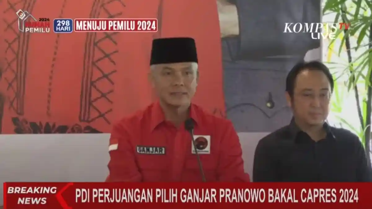 Resmi Jadi Capres PDIP, Ganjar: Sebuah Kehormatan Dapat Tugas Ini sebagai Kader Partai