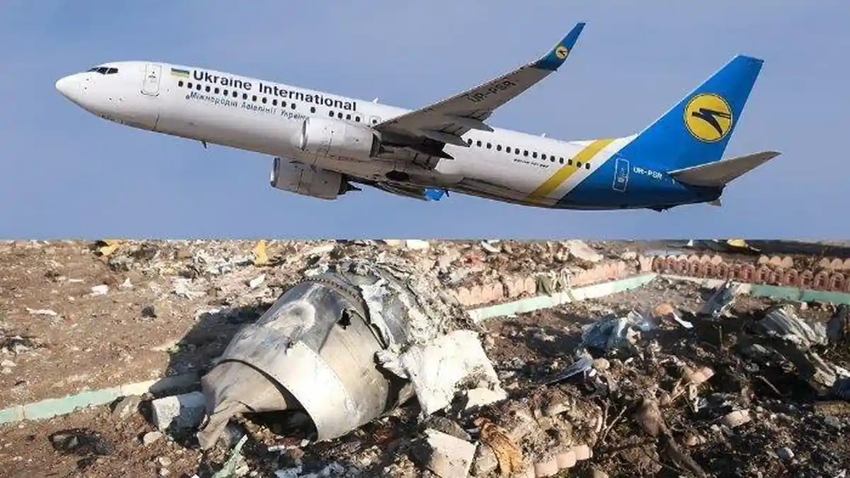 Video Amatir Detik-detik Rudal Iran Hantam Pesawat Ukraina, 'Ada Gemuruh, Langit Seketika Terang'
