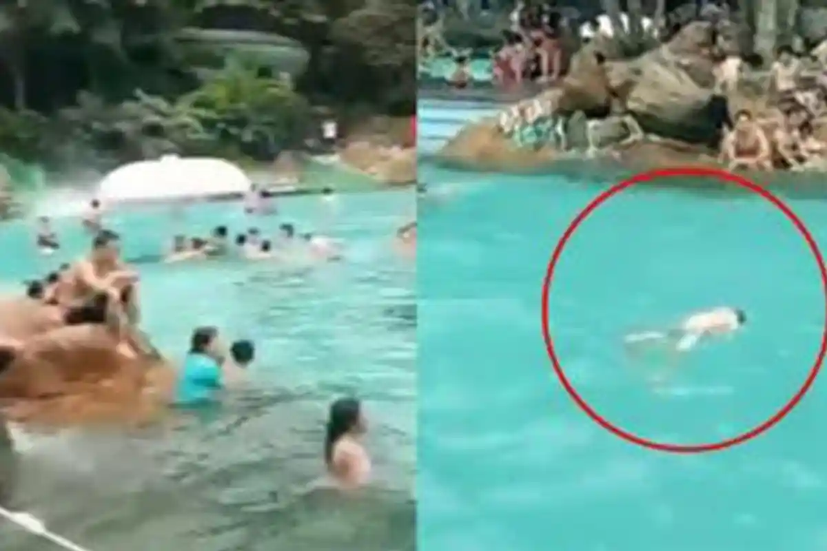 Bocah Ini Terlihat Mengapung di Kolam Renang, Bukan Berenang, Setelah Didekati Ternyata . . .