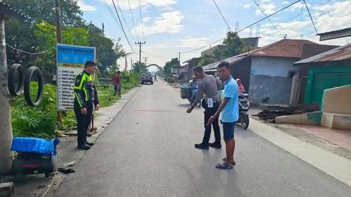 Kecelakaan Maut, Pengendara Motor Tertabrak Pikap, Korban Tewas di Tempat