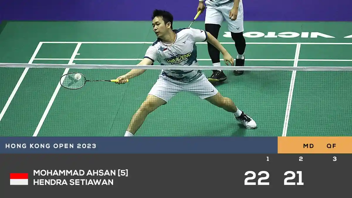 Livescore BWF Semi Final Hongkong Open 2023 Hasil Hendra/Ahsan Vs Astrup/Rasmussen , Susul Apriyani?