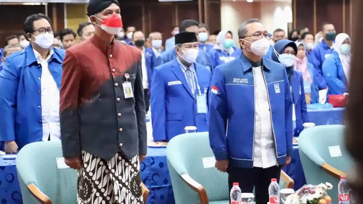 Zulhas Puji Ganjar di Acara Rakerwil PAN Jateng: Pak Ganjar Banyak Fansnya di PAN
