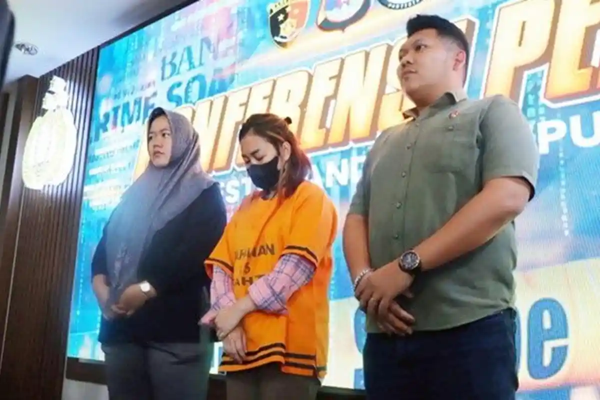 Pakai Uang Arisan Fiktif Rp 1,2 miliar, Wanita 34 Tahun Ini Dicokok Jajaran Polda Lampung