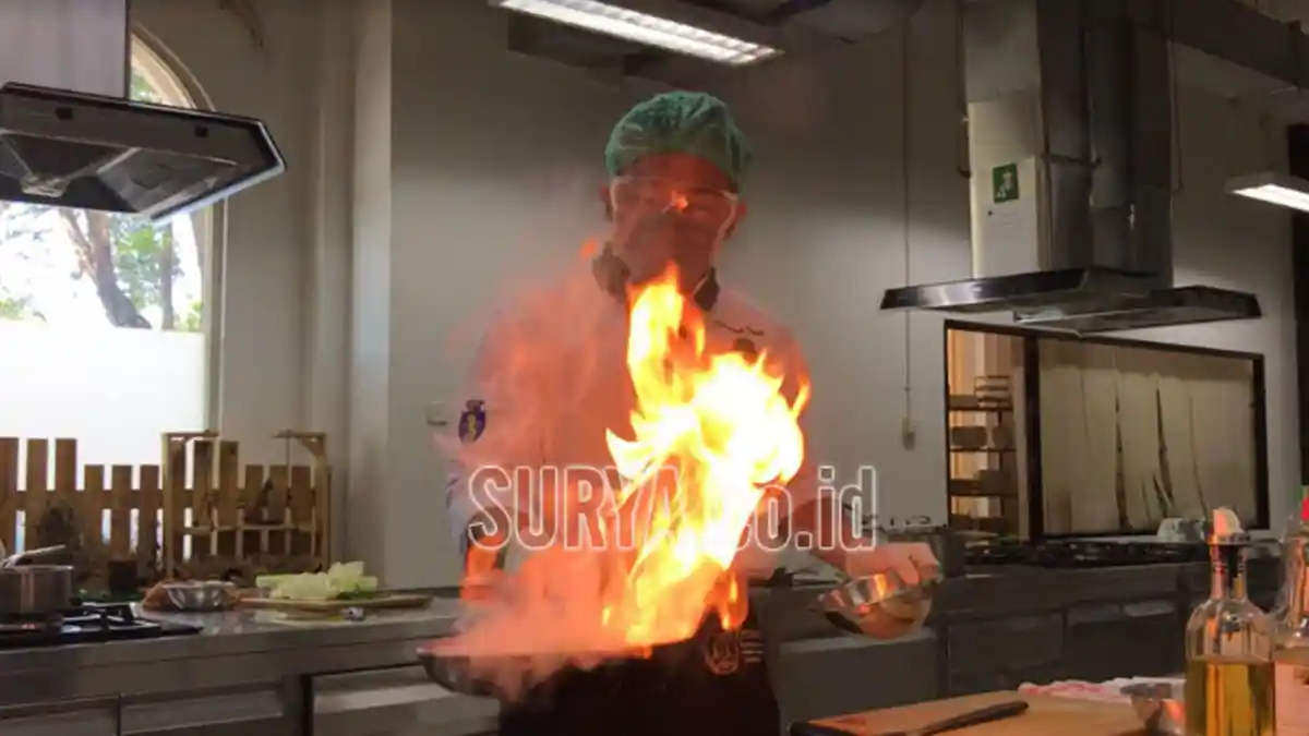 Kelas Praktek Memasak dengan Tatanan New Normal di Akademi Kuliner Ottimmo Internasional