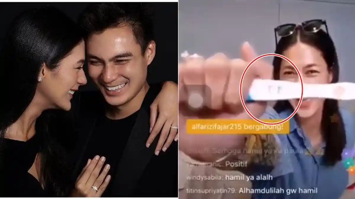 Live Via Shopee, Paula Verhoeven Hamil Dibuktikan Testpack Positif, Selamat Baim Wong Jadi Ayah