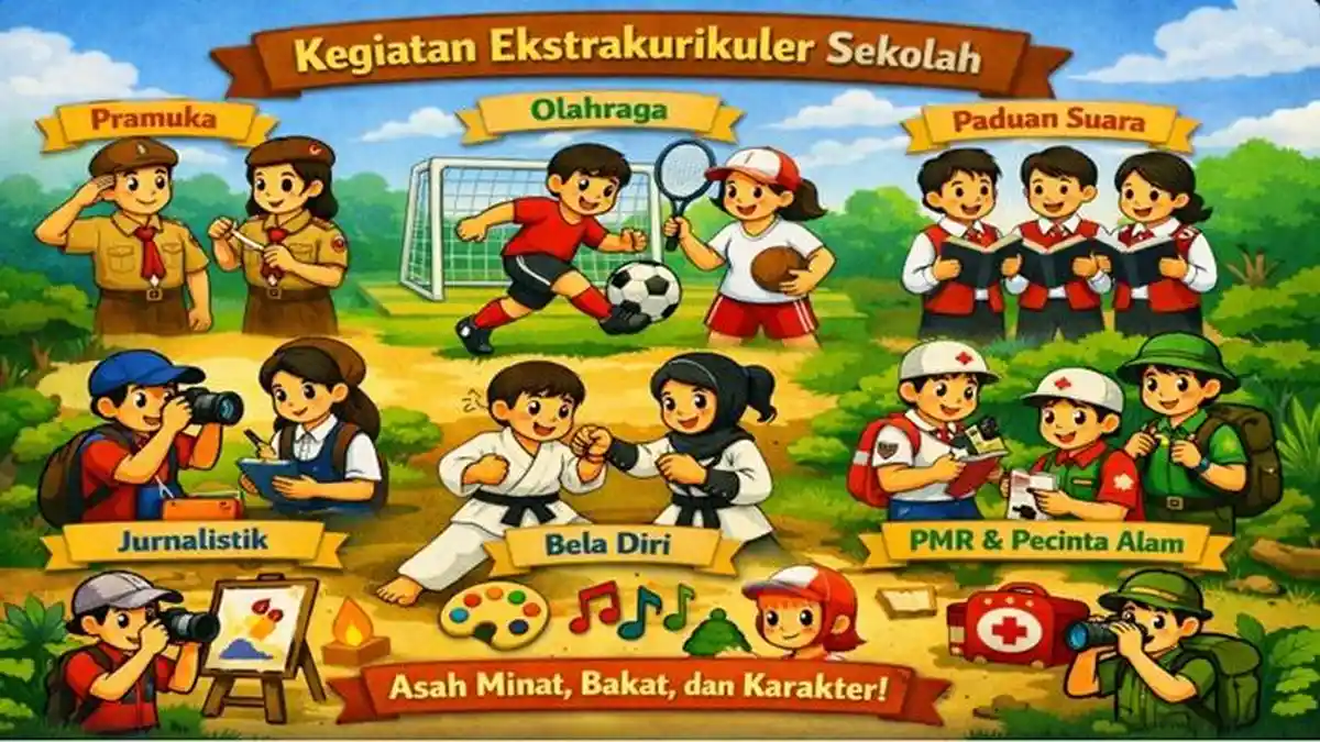 Materi MPLS Pengenalan Ekstrakurikuler Jenjang SD, SMP, SMA/SMK Kurikulum Merdeka 2026 - Sripoku.com