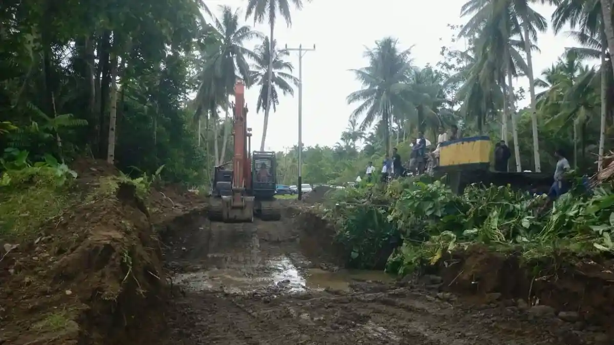Jembatan Vital Payahe–Dehepodo Putus Akibat Longsor, BPBD Maluku Utara Buka Jalur Darurat