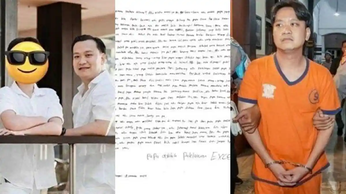 Isi Surat Excel Anak Ivan Sugianto, Akui Menyesal Curhat Dibully: Maaf, Gara-gara Aku Papa Dipenjara