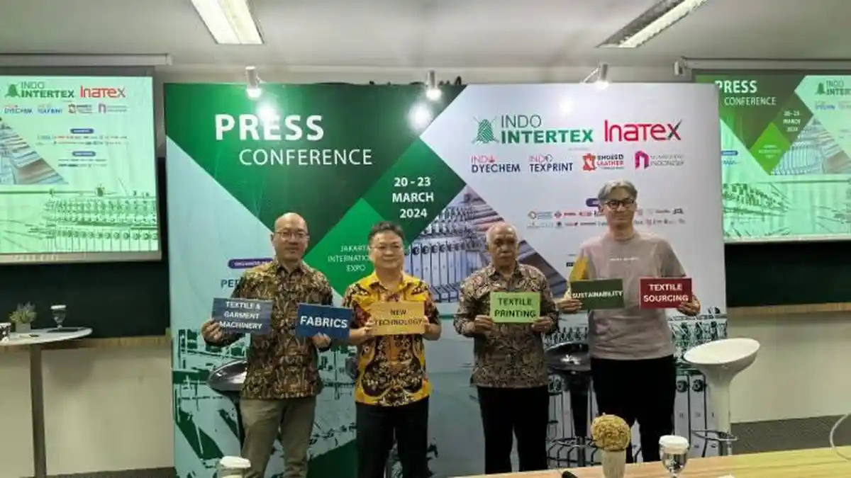 Usung Kampanye Sustainability, Pameran Mesin Tekstil dan Garmen Indo Intertex 2024 Siap Digelar
