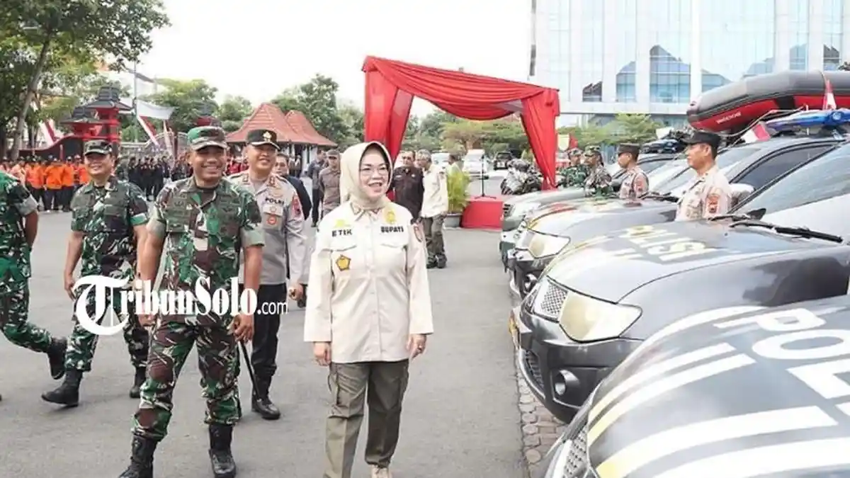 BPBD dan Pemkab Sukoharjo Gelar Apel Kesiapsiagaan Bencana, Antisipasi Cuaca Ekstrem
